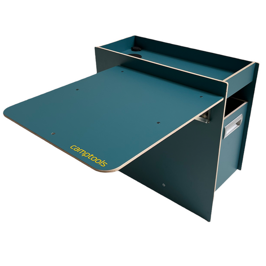 "Ravioli" - side cabinet with folding table for VW T6/ T6.1 Multivan