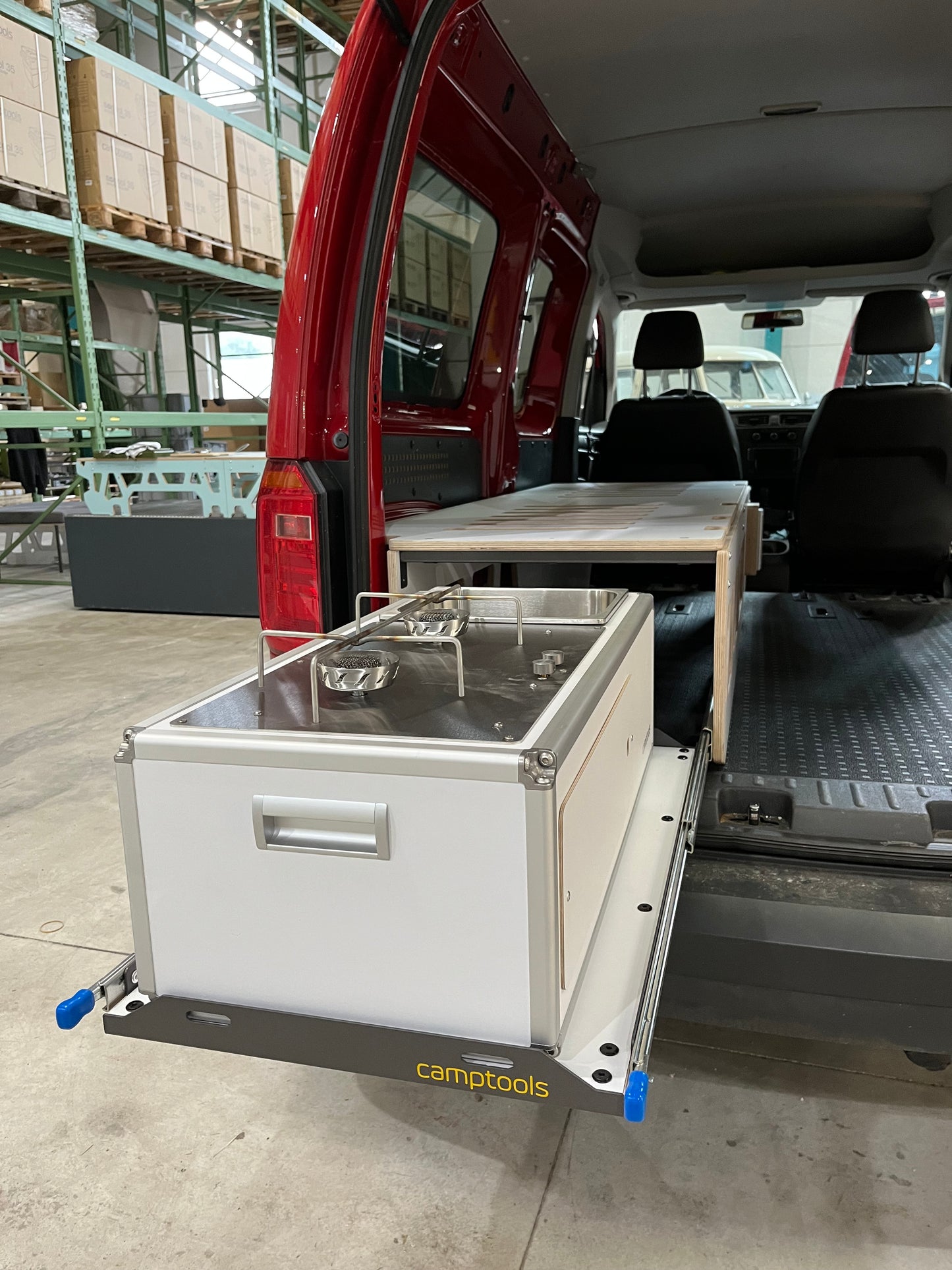 SINGLE-DOUBLE slaapmodule voor VW Caddy Maxi